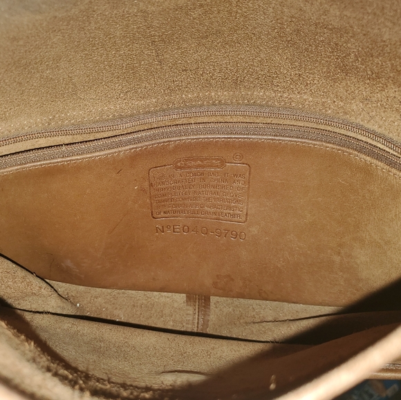 COACH Vintage Leather Crossbody Bag Purse 11×9 - Picture 7 of 8